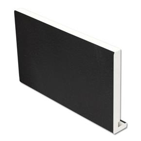 Plain black full replacement fascia 5m 16mm Square Fascia