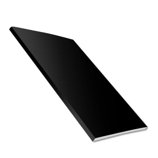 Plain Black Flat soffit 5m Flat soffit board 9mm - Plain Black
