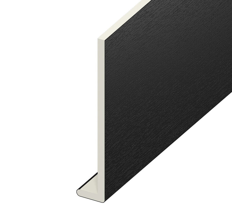 Black Reveal Liner 5m Capping Fascia Board 9mm Black