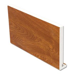 Light Oak Full replacement fascia 5m 16mm Square Fascia