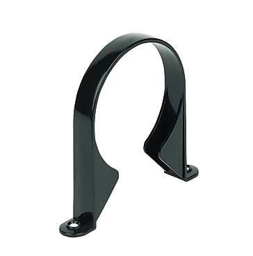 FloPlast Pipe Clips Black 110mm Soil Pipe clips