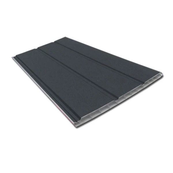 Anthracite Grey woodgrain Hollow Soffit 300mm 5m Hollow Soffit T&G board 300mm