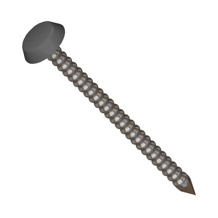 Poly Top Pins/Nails Anthracite Grey 