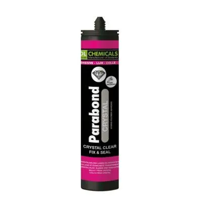 Parabond Adhesive Available in White, Black & Clear