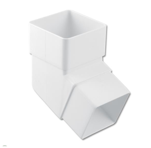 Square Downpipe offset 112.5&deg; 