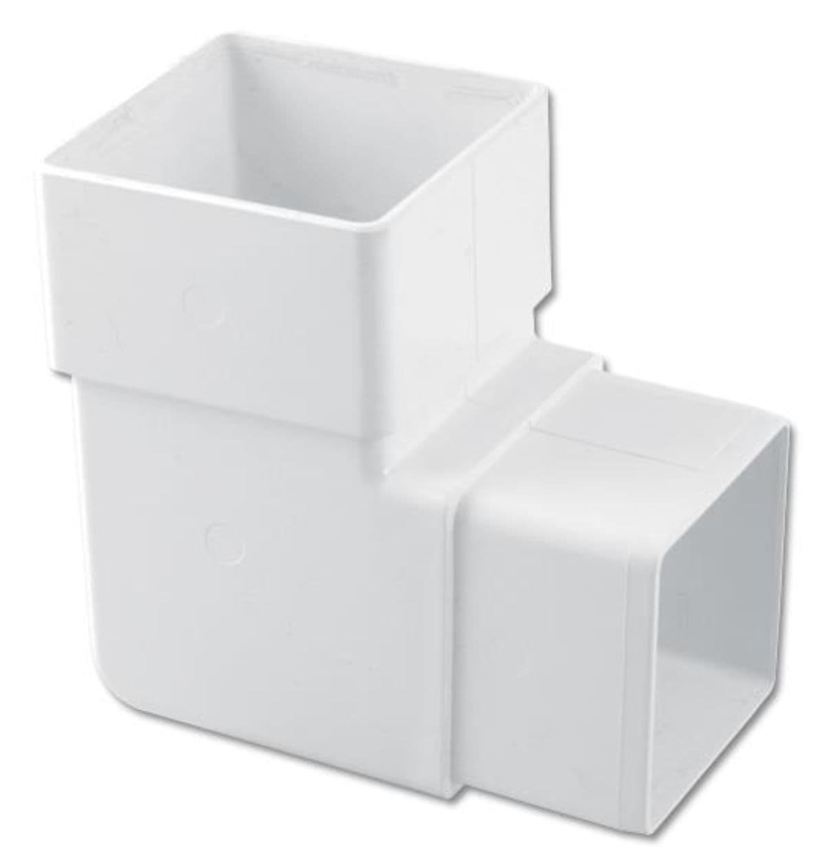 Square Downpipe Bend 90&deg; 