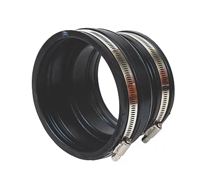 FloPlast Underground Flexible Adaptor 120-136mm underground Adaptor clay to plastic