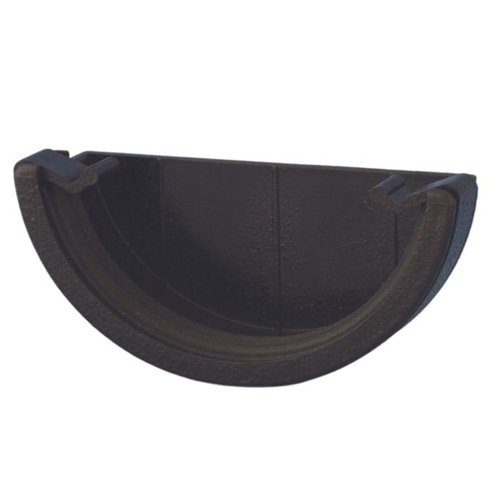 Cast Iron effect Half Round EXT Stop End 