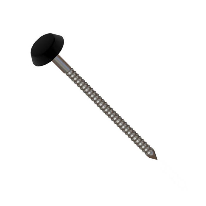 Poly Top Pins/Nails Black Black