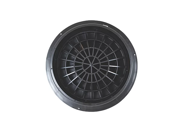 FloPlast Push-Fit Round Inspection Chamber Cover & Frame 450mm 450 round frame