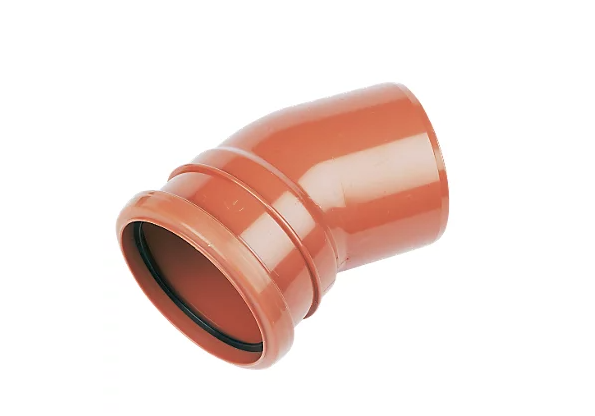 FloPlast Push-Fit 30&deg; Single Socket Bend 110mm ss 30 Bend