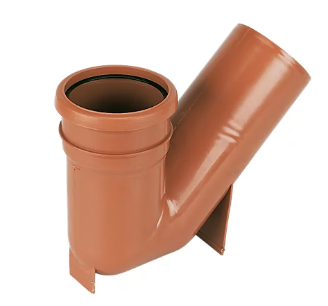 FloPlast Push-Fit 45&deg; Single Socket Universal Gully Trap 110mm 45&deg; Single Socket Gully Trap