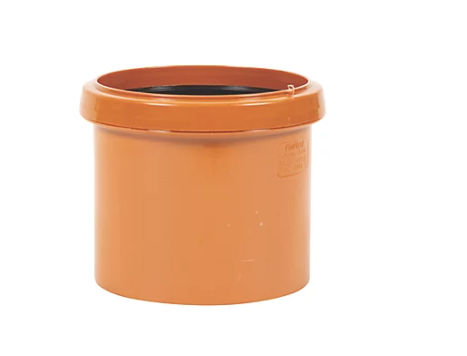 FloPlast Push-Fit Single Socket Underground Pipe Coupling 110mm SS Coupler