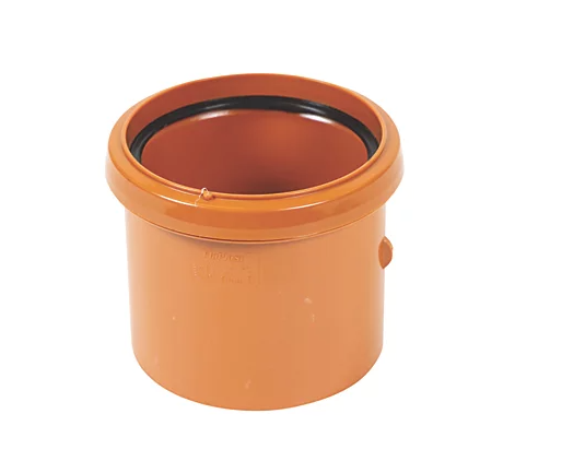 FloPlast Push-Fit Single Socket Underground Pipe Coupling 110mm SS Coupler