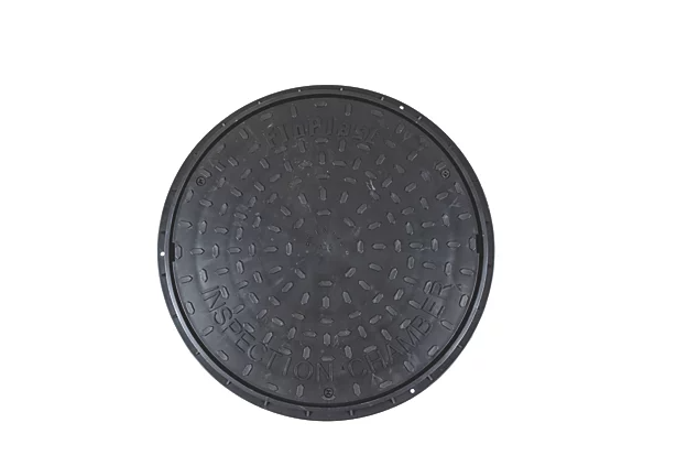 FloPlast Push-Fit Round Restricted Access Chamber Lid 300mm 300mm round frame