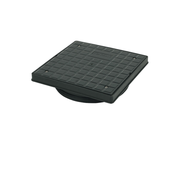FloPlast Push-Fit Square Mini Access Chamber Cover & Frame 300mm 300mm square frame cover
