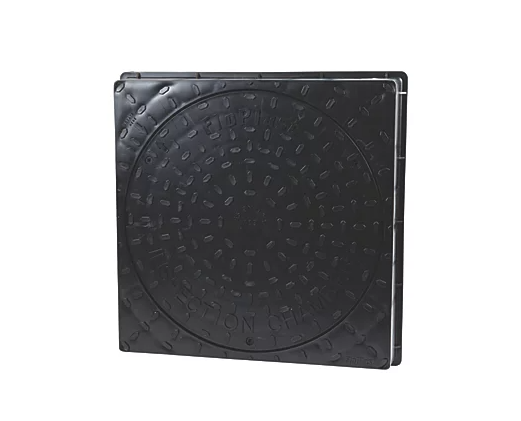 FloPlast Push-Fit Square Frame & Chamber Cover 450mm 450 square frame