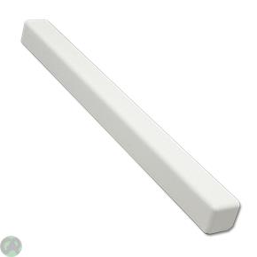 Square Fascia Corner Ext D/Ended 500mm (Foiled White)