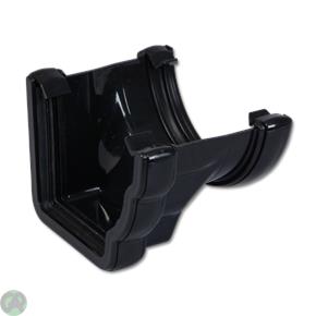 Ogee/Half-Round Gutter Adptr RH (Black)