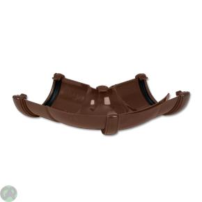 Half-Round Gutter Angle Adjust 50-156 Deg (Brown)