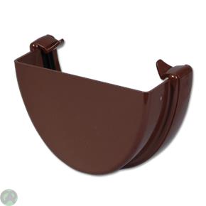 Hi-Cap Gutter Stop End Ext (Brown)