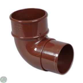 Round Downpipe Offset Bend 92.5 Deg (Brown)
