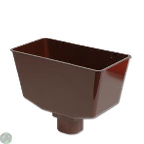 Square/Round Downpipe Hopper Head (Brown)