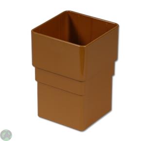 Square Downpipe Socket (Caramel)