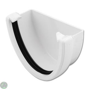Hi-Cap Gutter Stop End Ext (White)