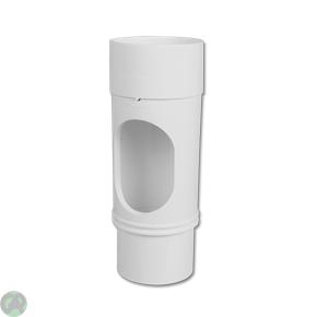 Round Downpipe Access Pipe (White)