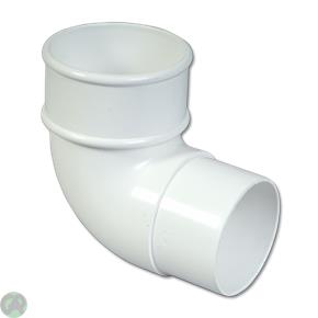 Round Downpipe Offset Bend 92.5 Deg (White)
