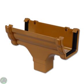 Ogee Gutter Run Outlet (Caramel)