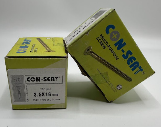 Multi purpose concrete screw 3.5x16mm