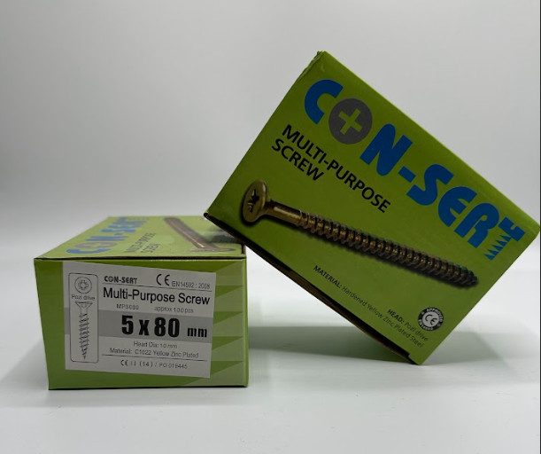 Multi purpose concrete screw 5x80mm