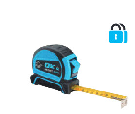 OX Pro Dual Auto Lock Measuring Tape 5m metric only
