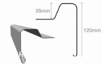 Upstand fascia 120mm