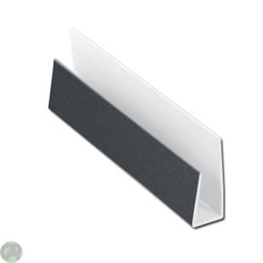 Hollow Soffit J-Trim (Anthracite Grey Grained RAL7016)