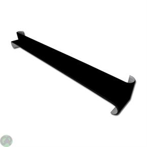 Bullnose Fascia Corner Int 500mm (Black Ash)