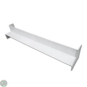 Square Fascia Corner Int D/Ended 500mm (White)