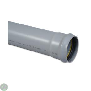 Soilpipe Single Socket Ended 3 Mtr (Grey)