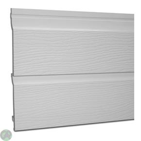 Embossed Double Shiplap Cladding 2 by 150mm (Light Grey Colour 93)