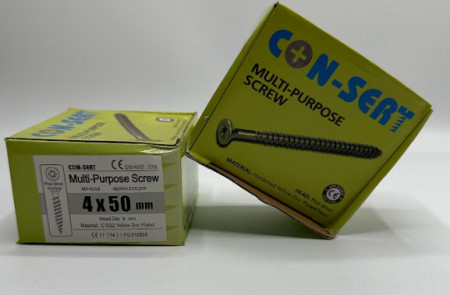 Multi purpose concrete screw 4x50mm