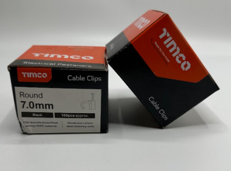 Timco Cable clips 7.0mm