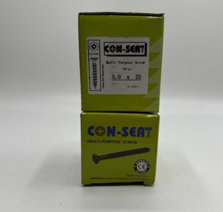 Multi purpose concrete screw 5x25mm