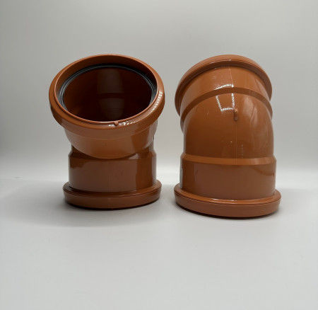 45 Degree double socket bend