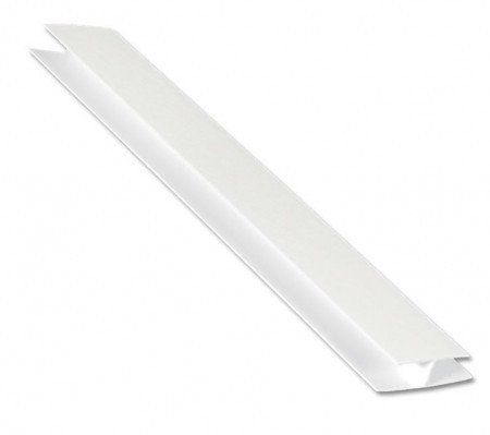 Foiled white H-Trim 5m