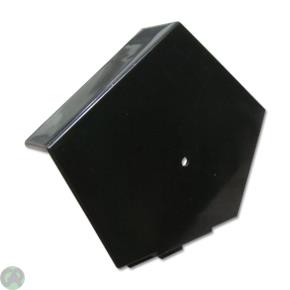 Continuous Dry Verge Ridge End Cap (Black)